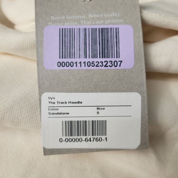 Everlane Graphic Print Hoodie FLAW Mens S Pullover Soft Organic Cotton Cozy - Picture 9 of 14